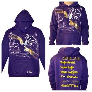 pass it down  hoodie , hand painted designer HRM